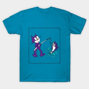 Felix The Cat Catfishing T-Shirt